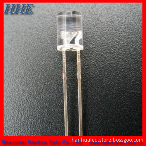 3mm Flat Top Yellowish White Diodes LED (HH-5TOCDW741)